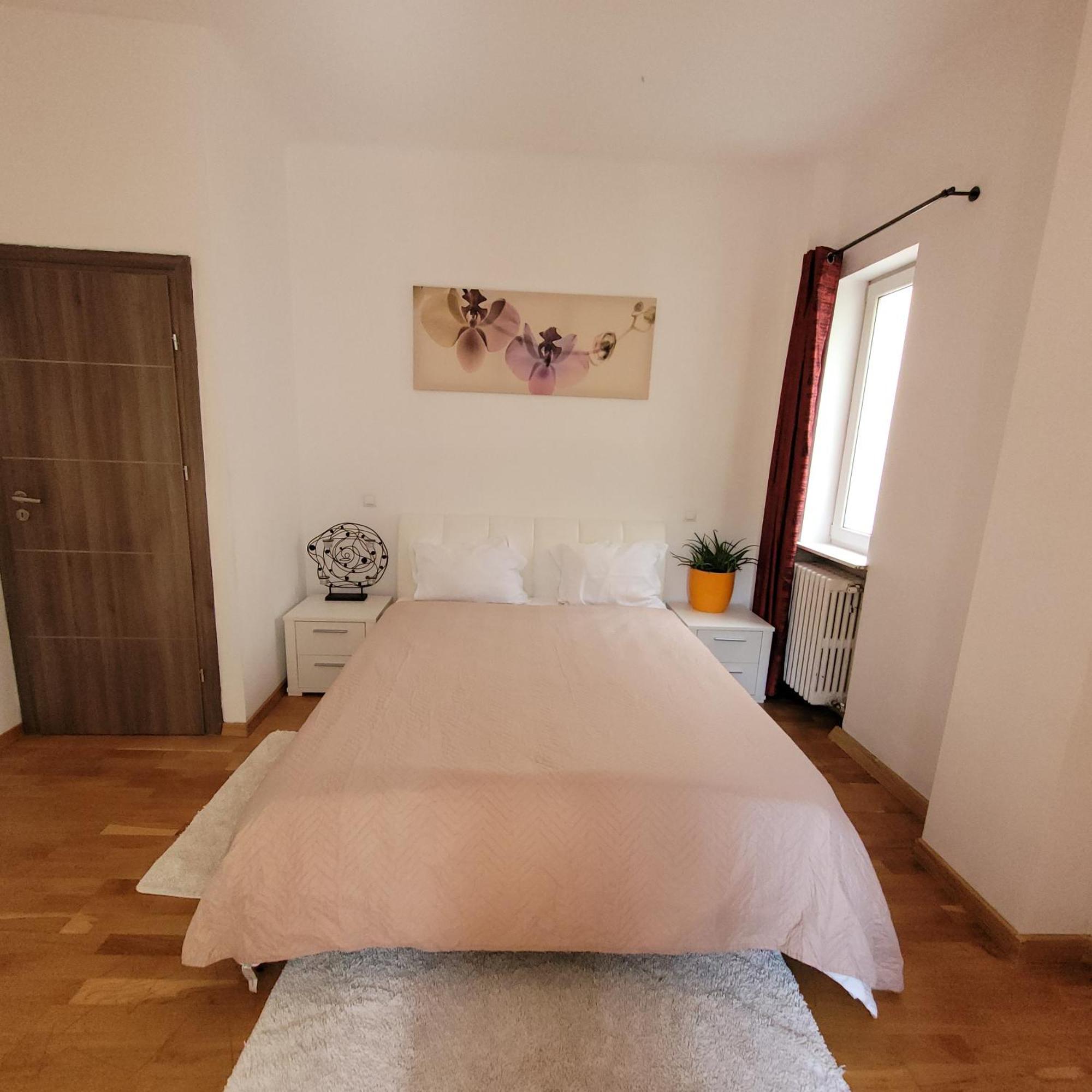 Anastasia Balcescu Apart 4 Self Check In Code From 2Pm Kitchen And Bedroom 布加勒斯特 外观 照片